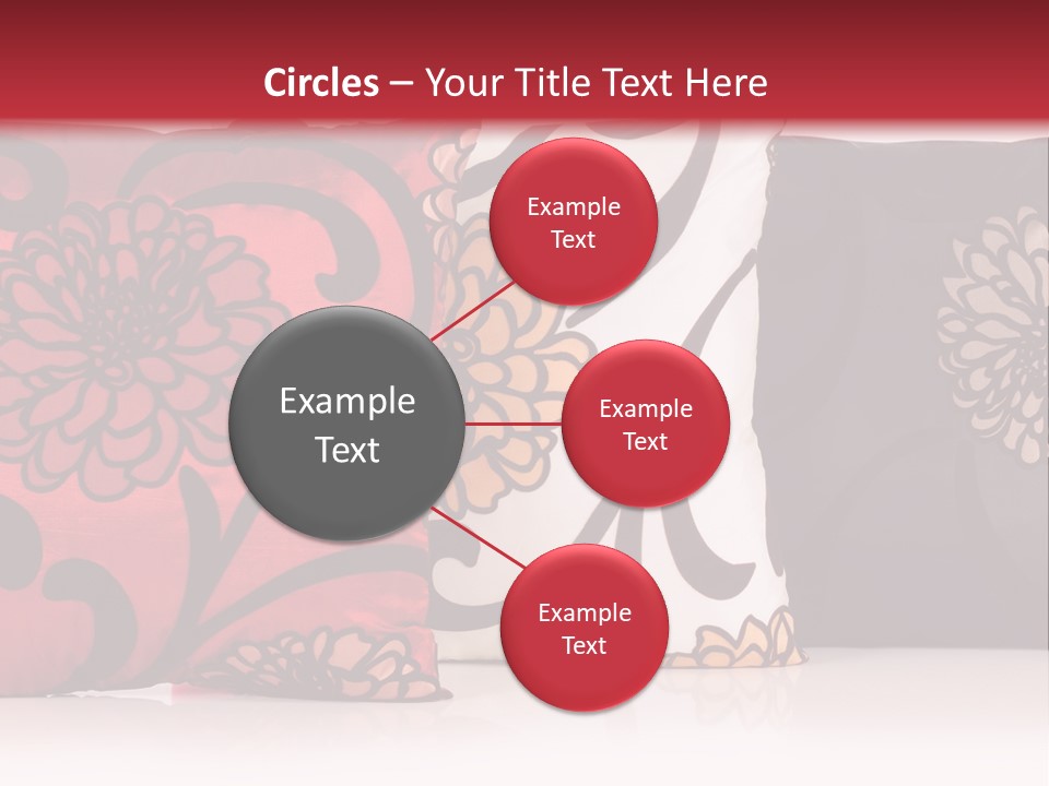 Pillow Cushion Over PowerPoint Template