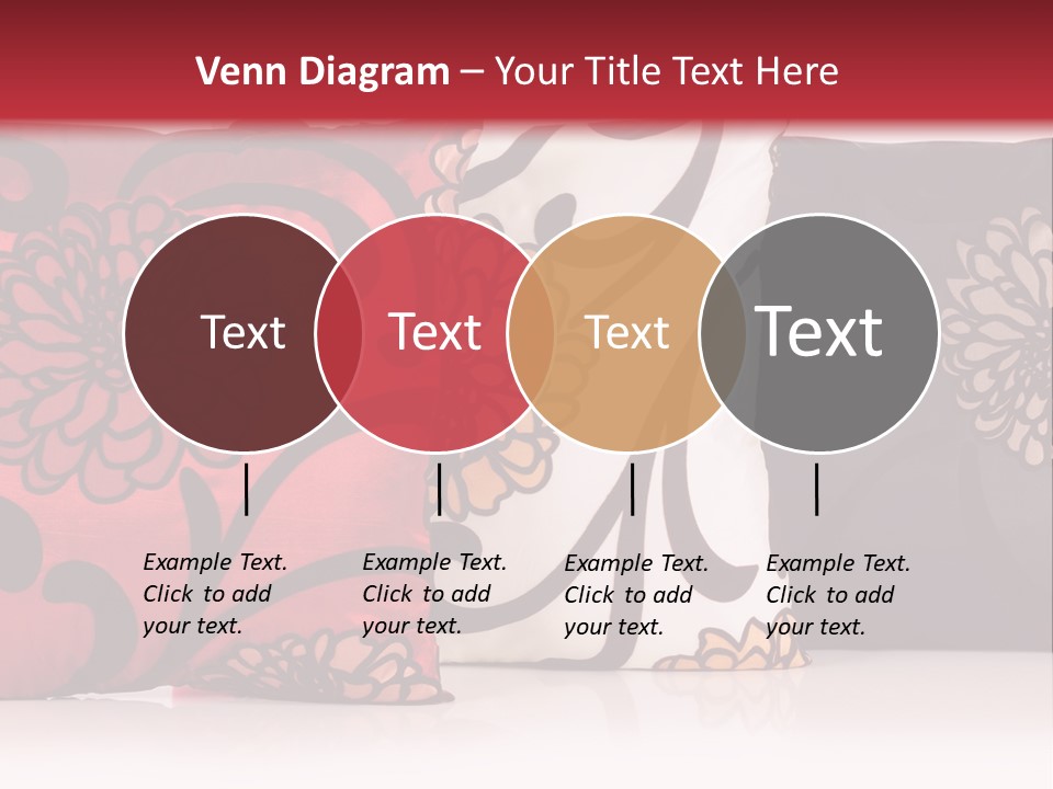 Pillow Cushion Over PowerPoint Template