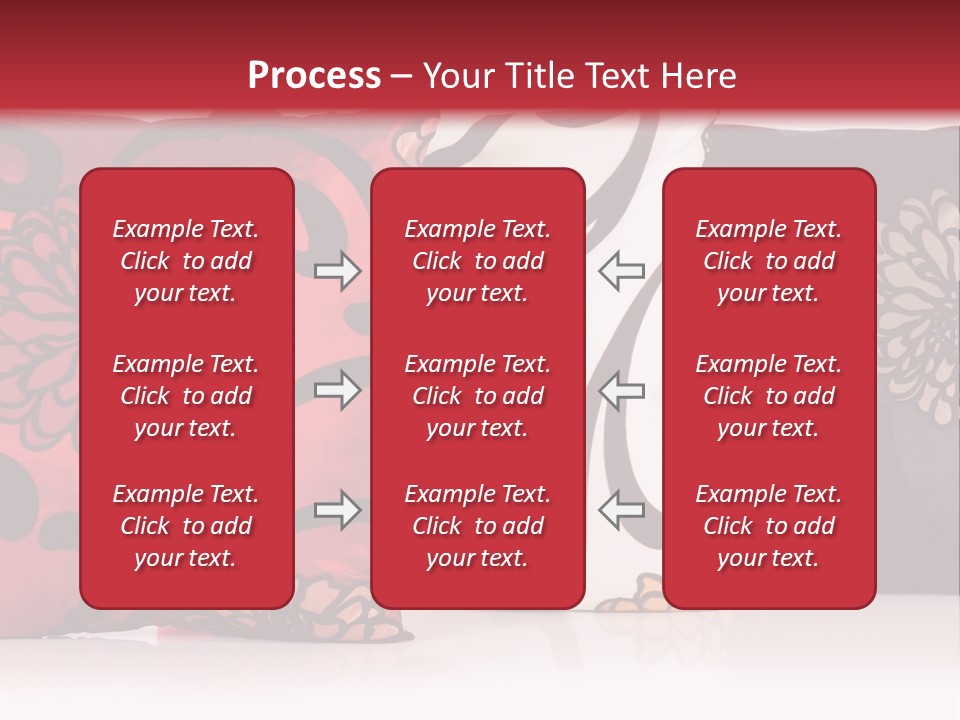 Pillow Cushion Over PowerPoint Template