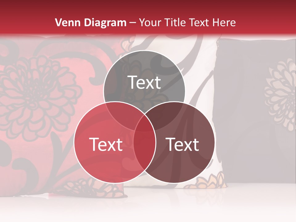 Pillow Cushion Over PowerPoint Template