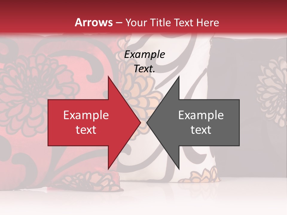 Pillow Cushion Over PowerPoint Template