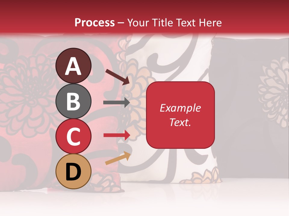 Pillow Cushion Over PowerPoint Template