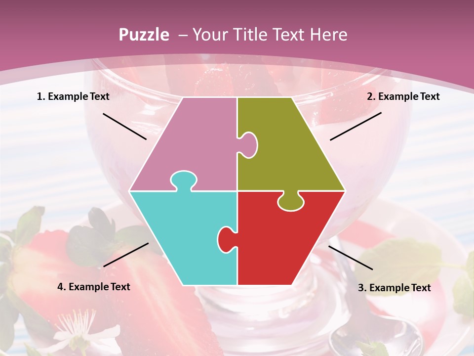 Diet Dessert Tasty PowerPoint Template