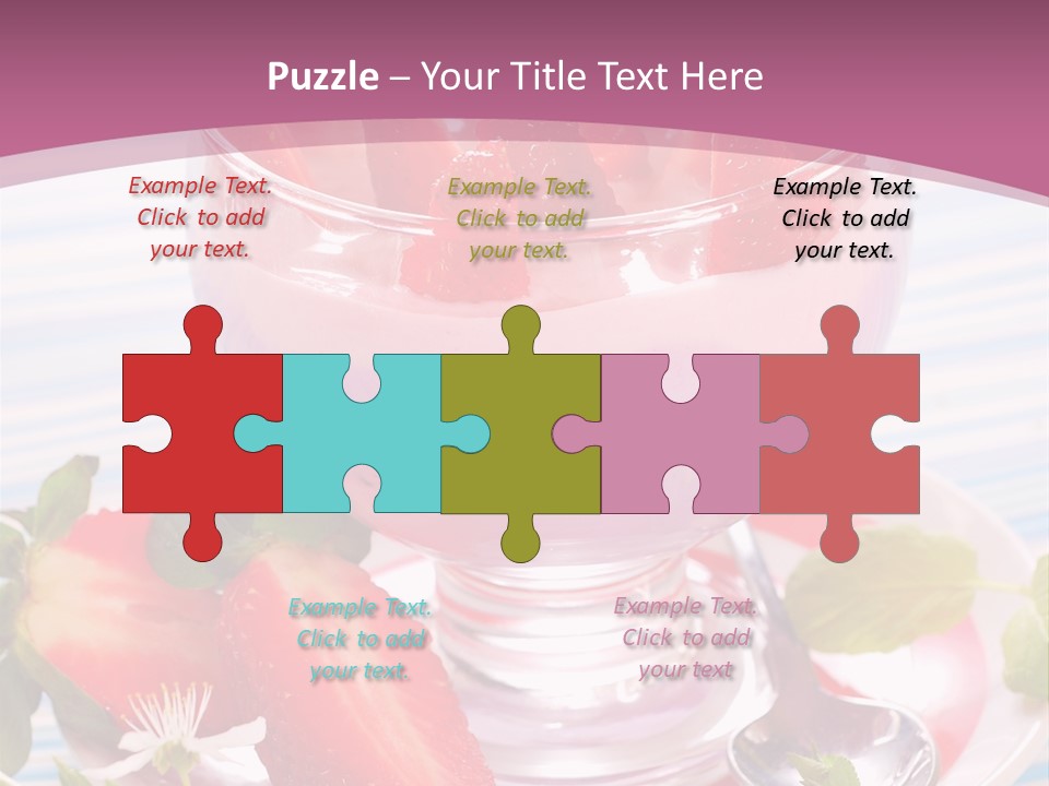 Diet Dessert Tasty PowerPoint Template