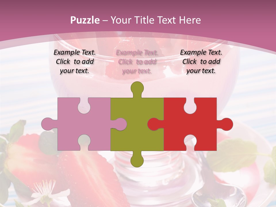 Diet Dessert Tasty PowerPoint Template