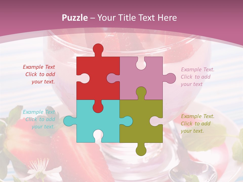 Diet Dessert Tasty PowerPoint Template