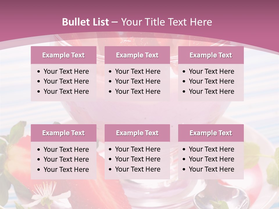 Diet Dessert Tasty PowerPoint Template