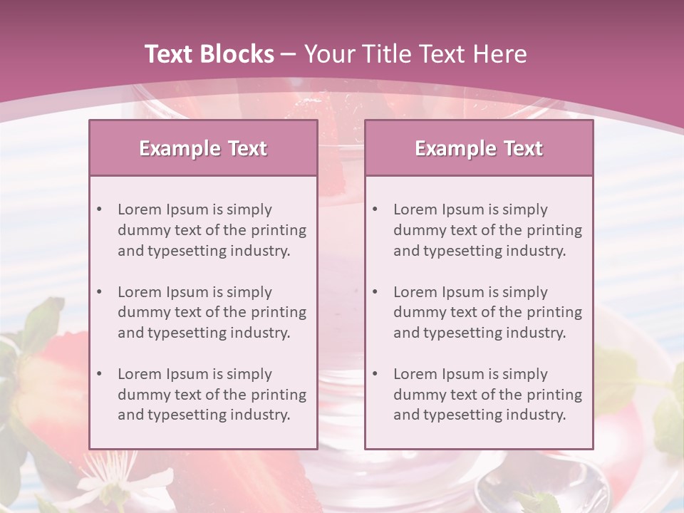Diet Dessert Tasty PowerPoint Template