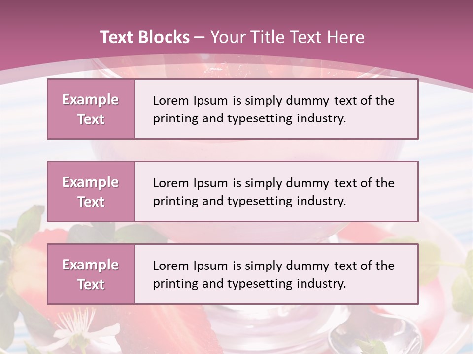 Diet Dessert Tasty PowerPoint Template