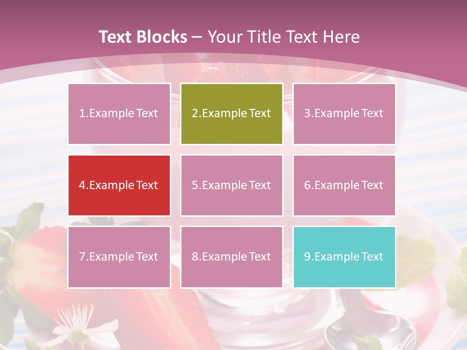 Diet Dessert Tasty PowerPoint Template