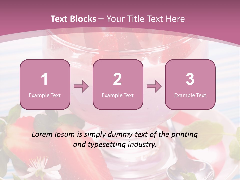 Diet Dessert Tasty PowerPoint Template