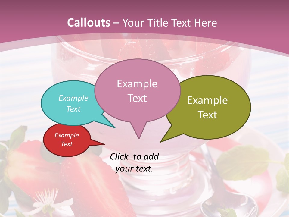 Diet Dessert Tasty PowerPoint Template