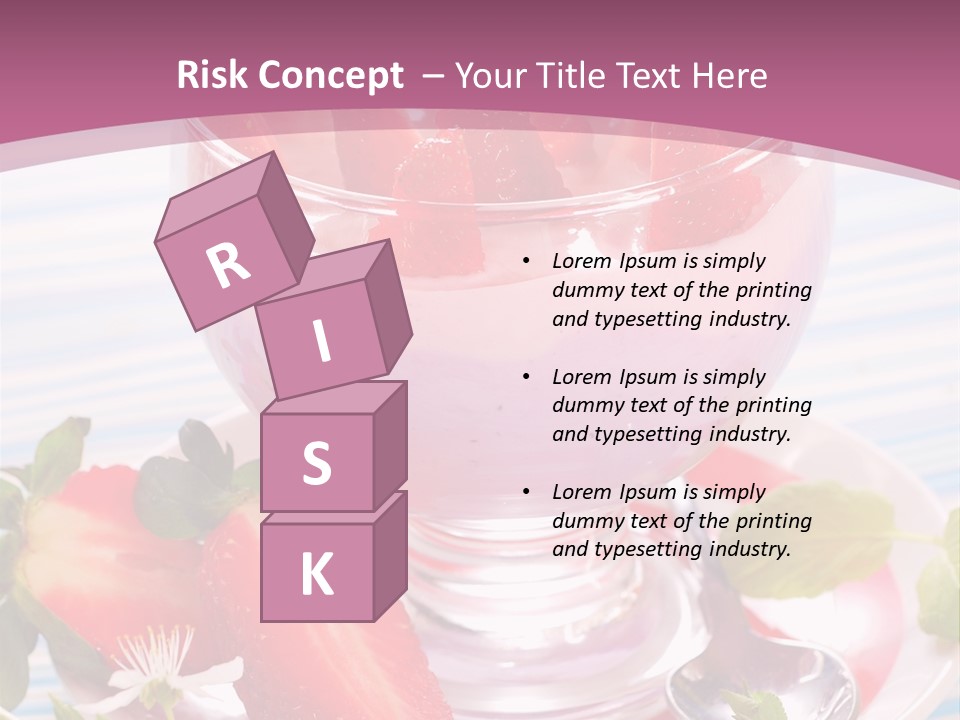 Diet Dessert Tasty PowerPoint Template