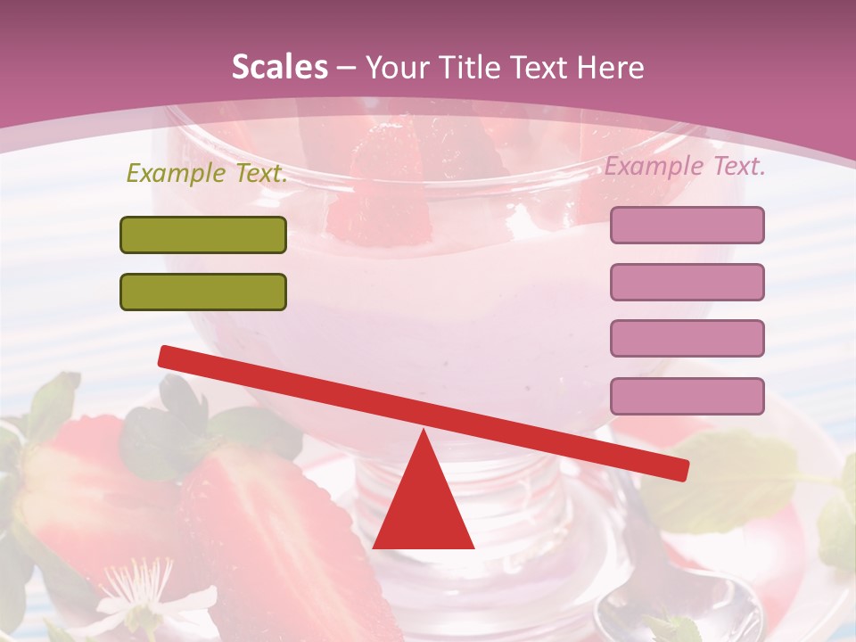 Diet Dessert Tasty PowerPoint Template