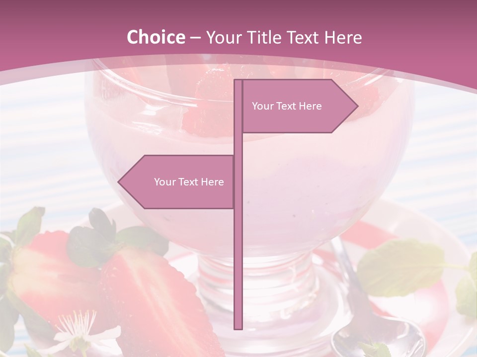 Diet Dessert Tasty PowerPoint Template