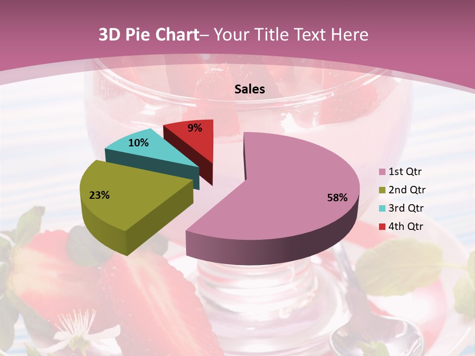 Diet Dessert Tasty PowerPoint Template