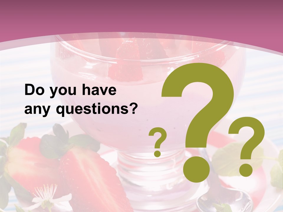 Diet Dessert Tasty PowerPoint Template