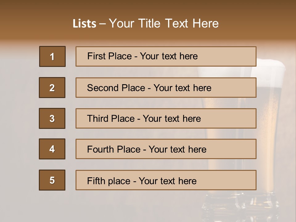 Bar Beverage Pub PowerPoint Template