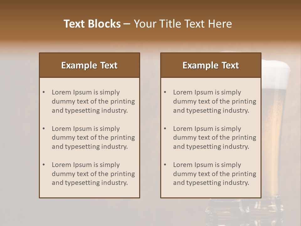 Bar Beverage Pub PowerPoint Template