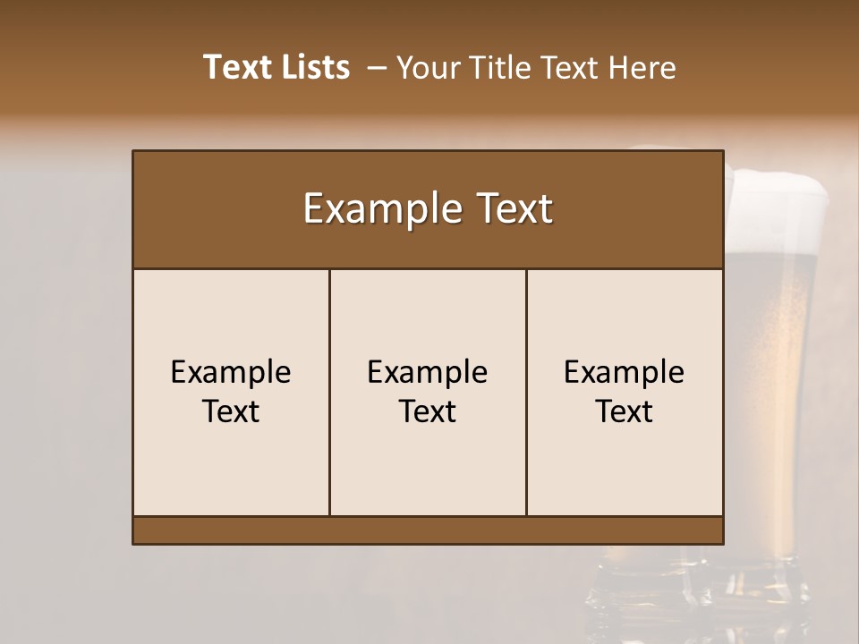 Bar Beverage Pub PowerPoint Template