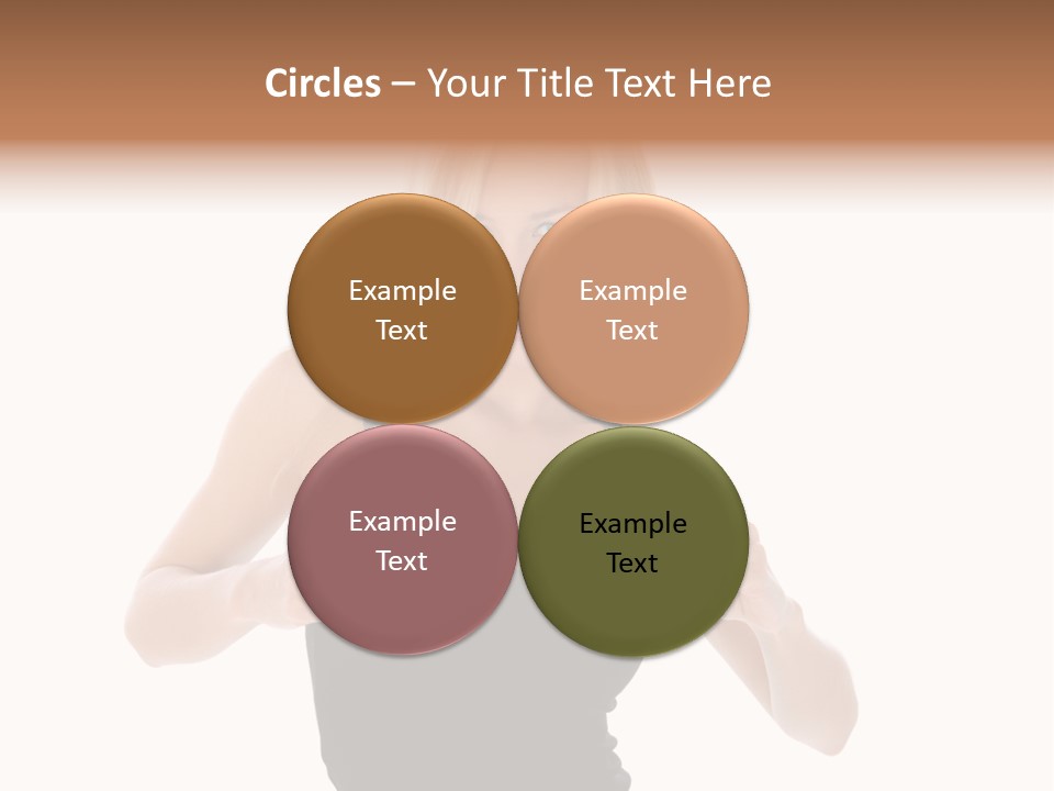 Shot Blonde White PowerPoint Template