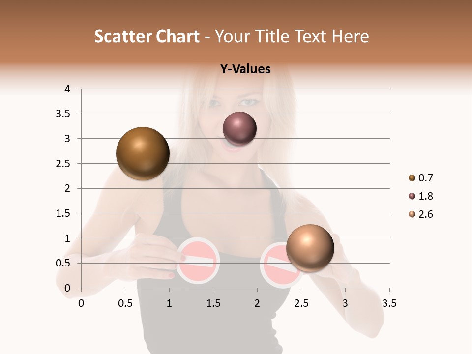 Shot Blonde White PowerPoint Template