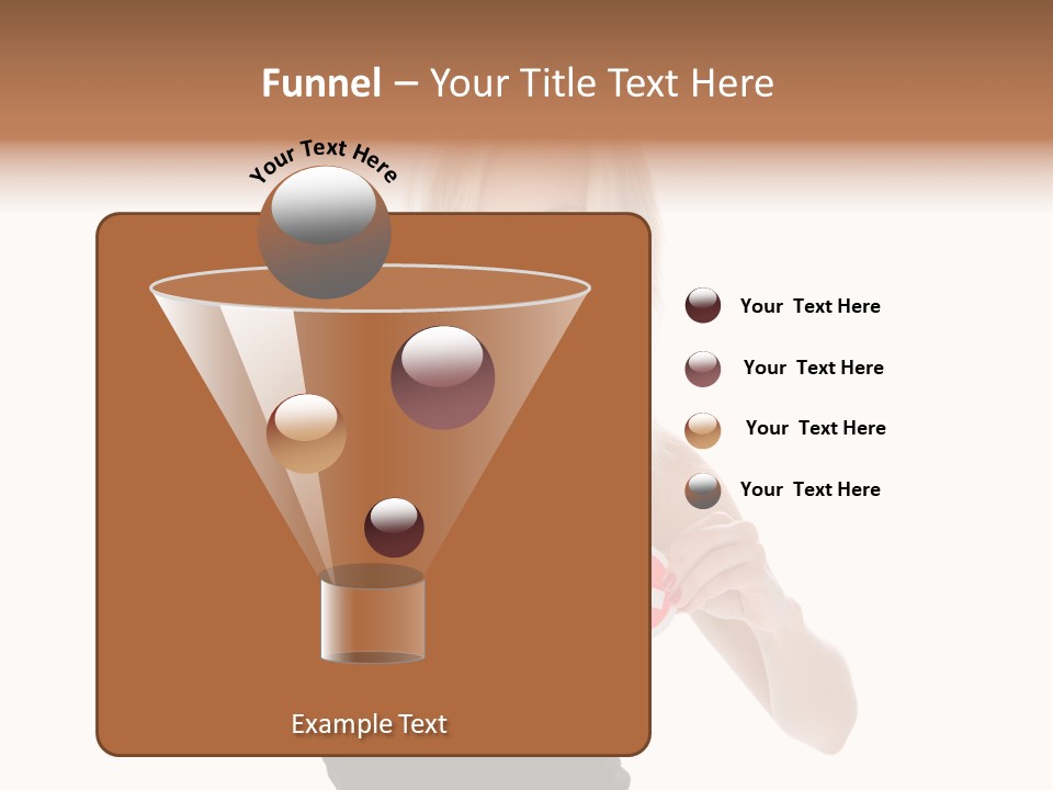 Shot Blonde White PowerPoint Template