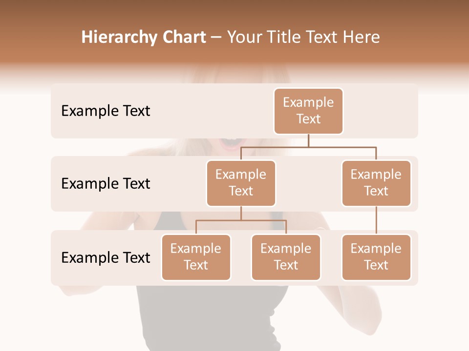 Shot Blonde White PowerPoint Template