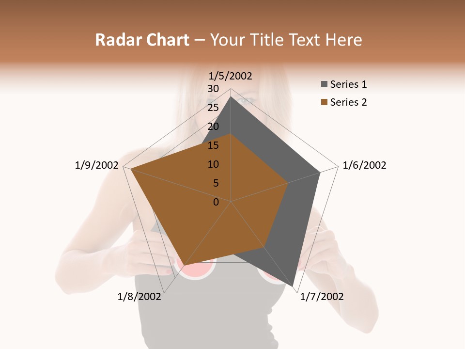 Shot Blonde White PowerPoint Template