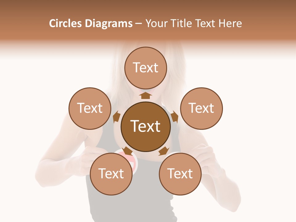 Shot Blonde White PowerPoint Template