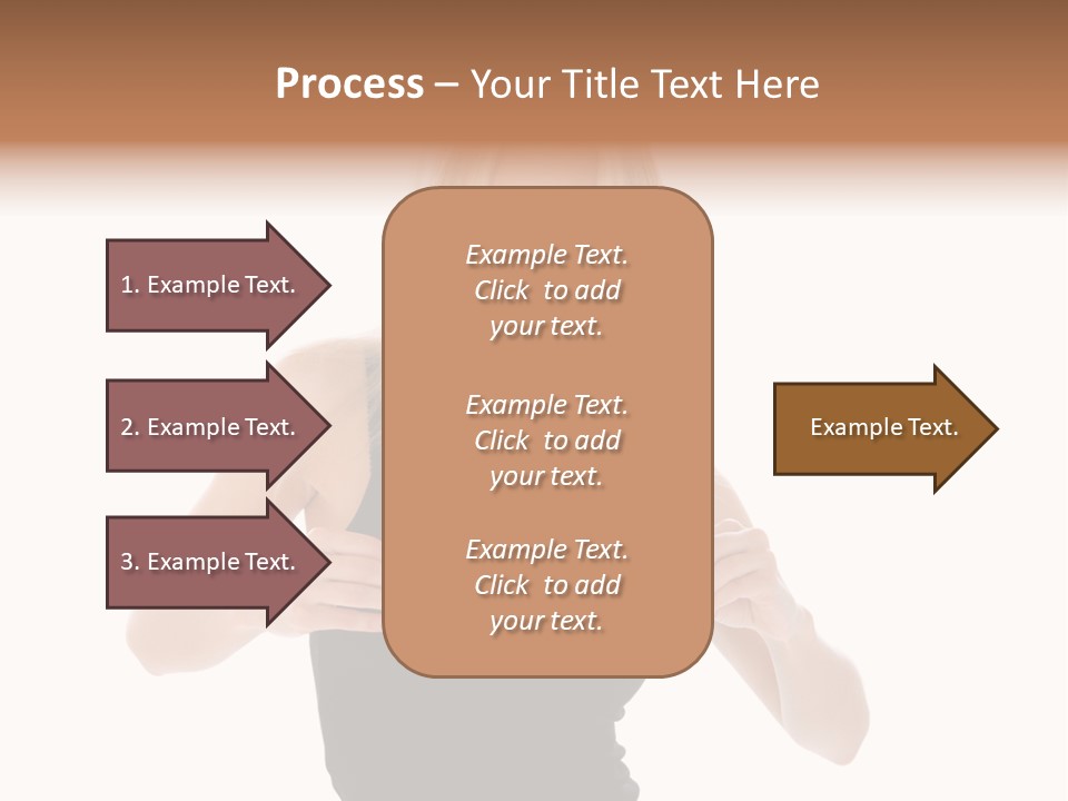 Shot Blonde White PowerPoint Template