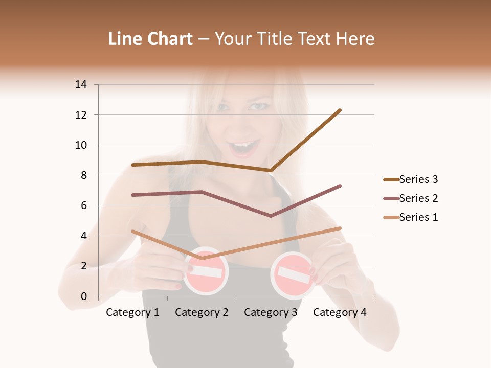 Shot Blonde White PowerPoint Template