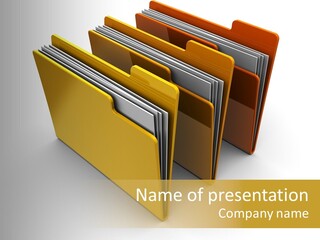 Organized Sorting Group PowerPoint Template