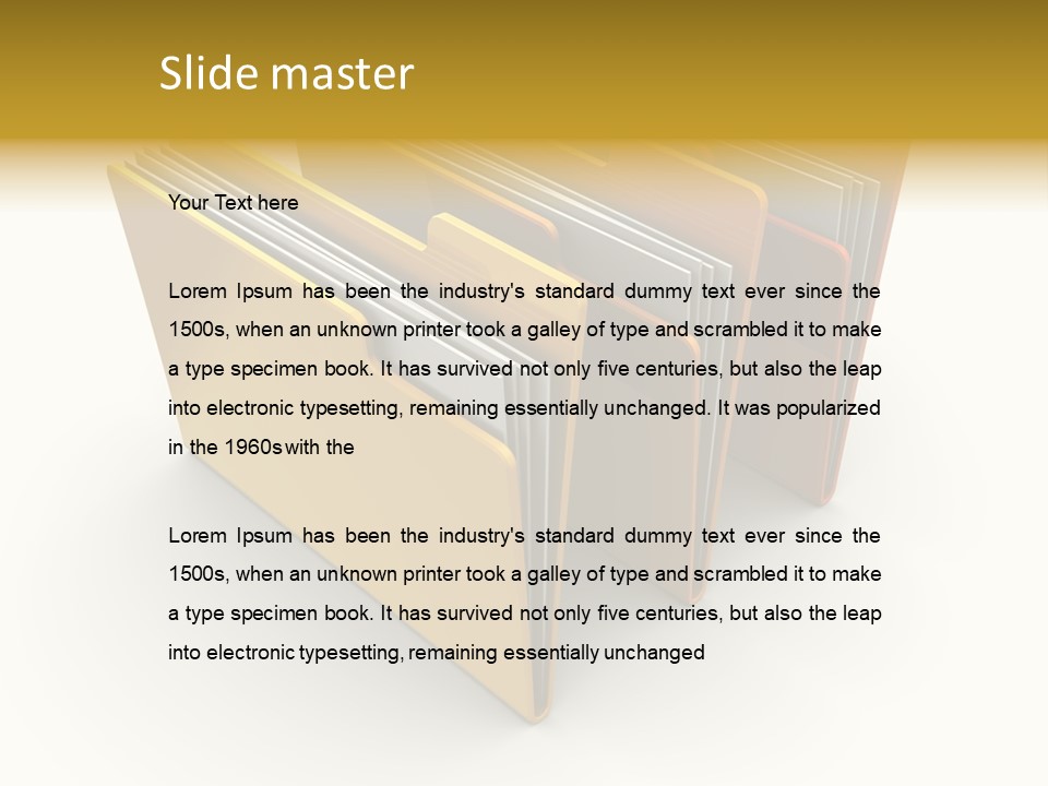 Organized Sorting Group PowerPoint Template