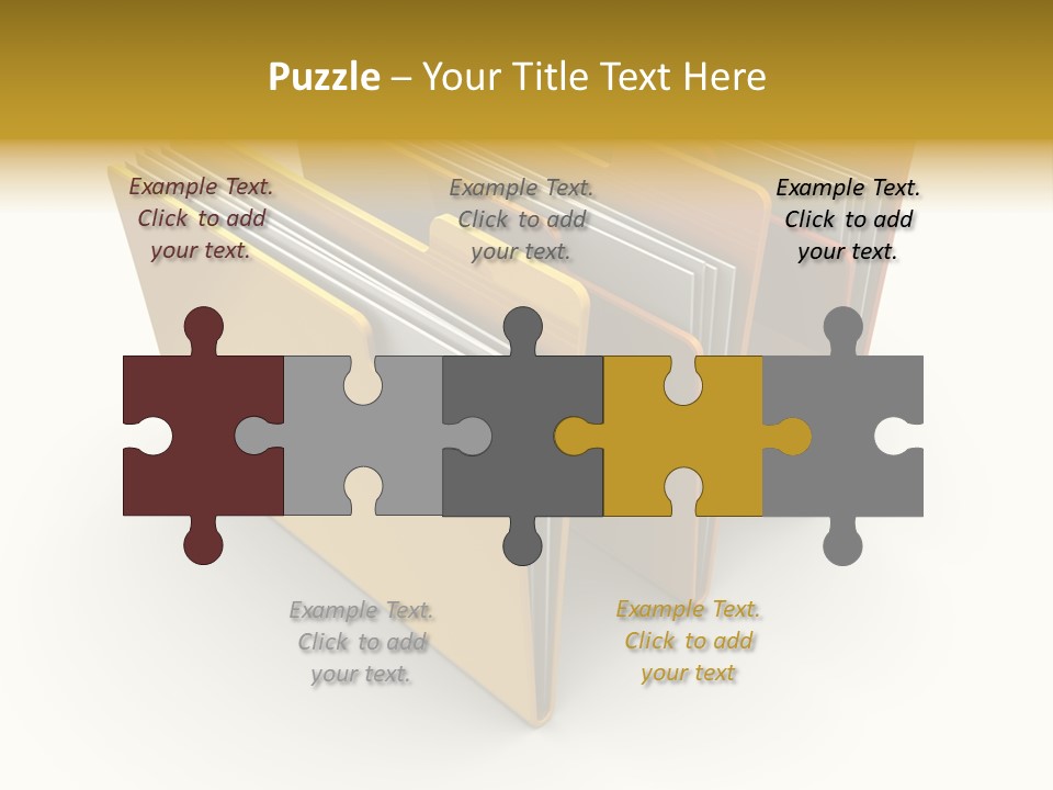 Organized Sorting Group PowerPoint Template