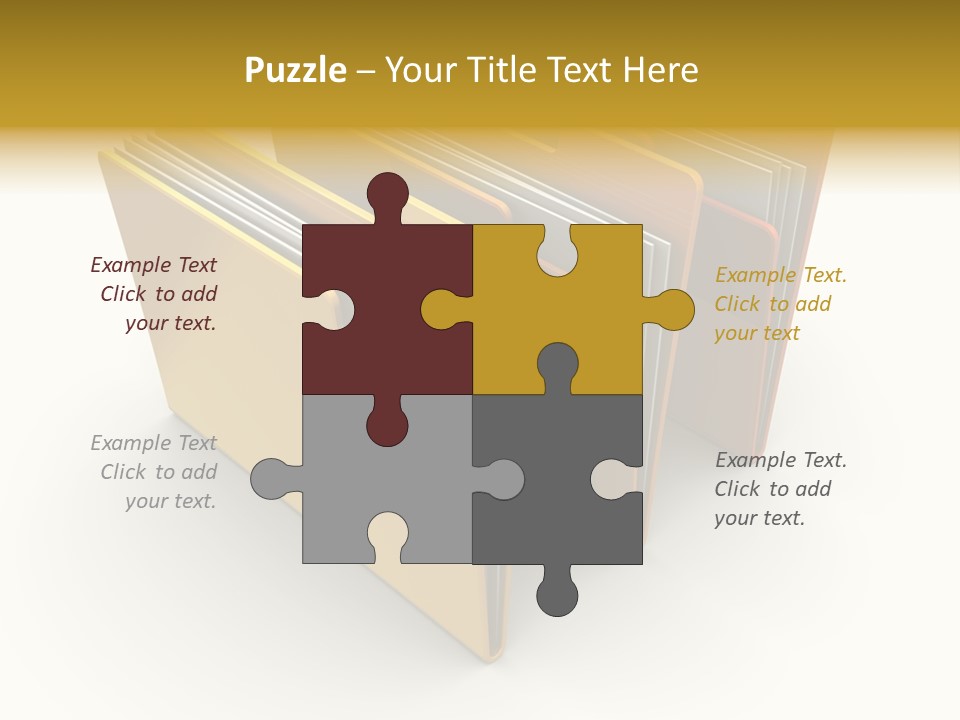 Organized Sorting Group PowerPoint Template
