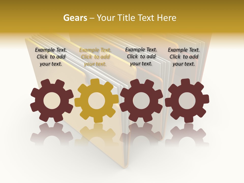 Organized Sorting Group PowerPoint Template