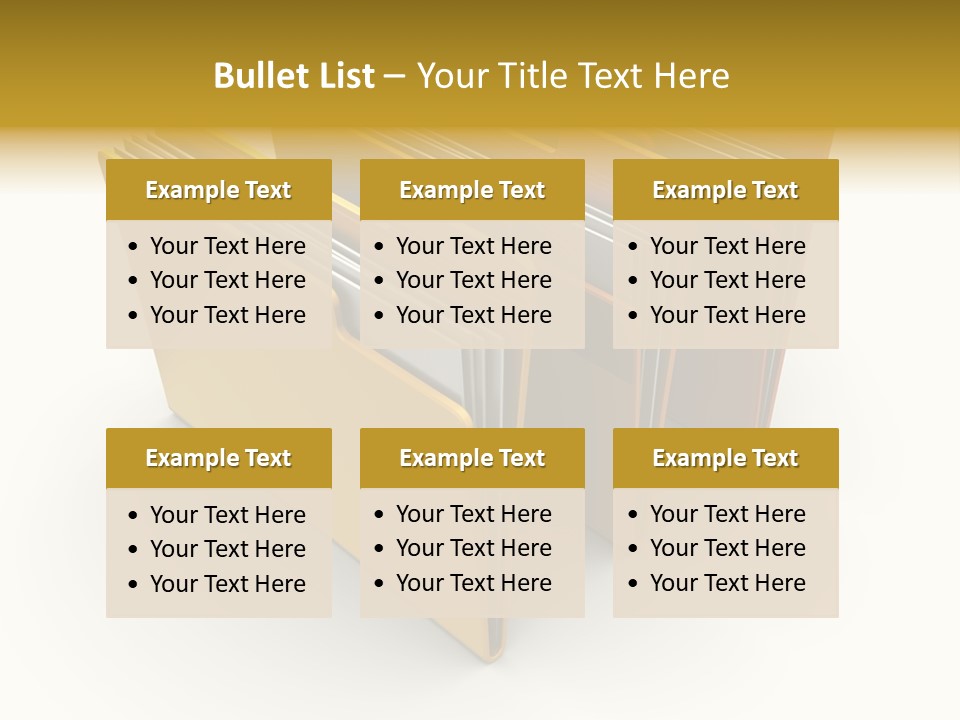Organized Sorting Group PowerPoint Template