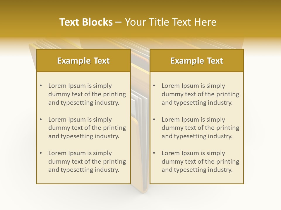 Organized Sorting Group PowerPoint Template