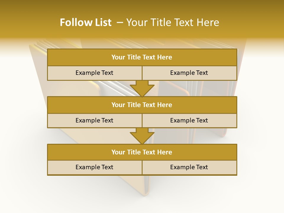 Organized Sorting Group PowerPoint Template
