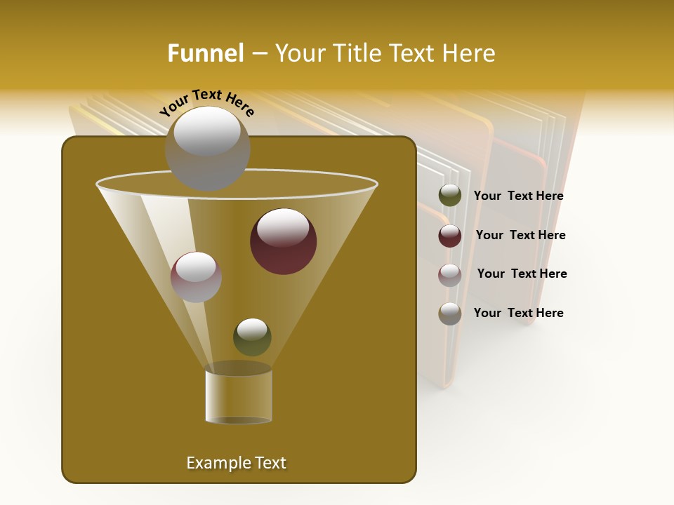 Organized Sorting Group PowerPoint Template