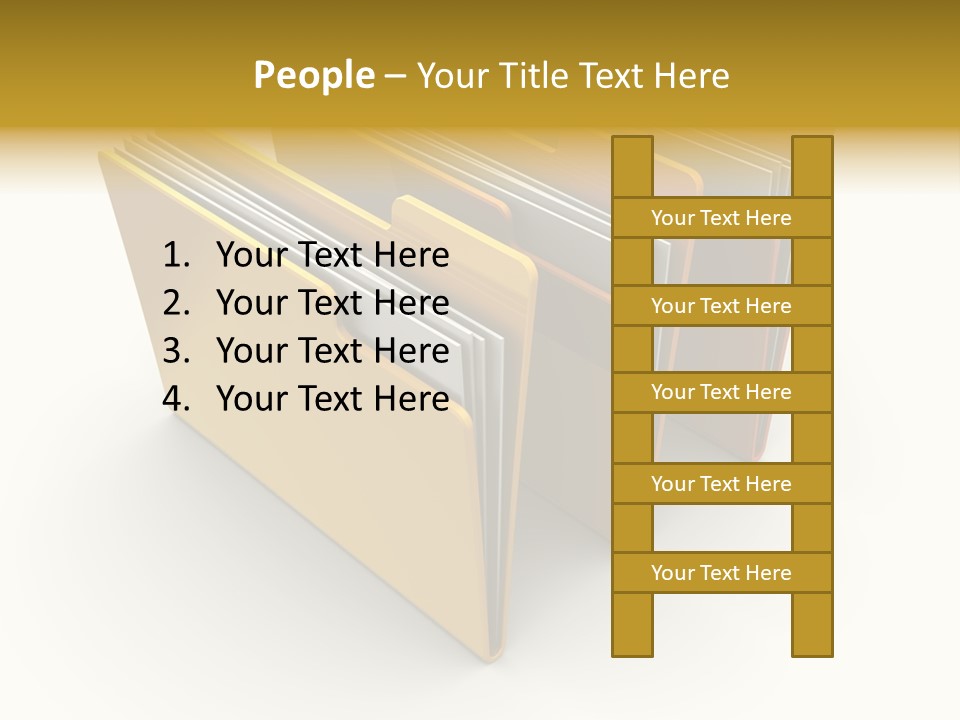 Organized Sorting Group PowerPoint Template
