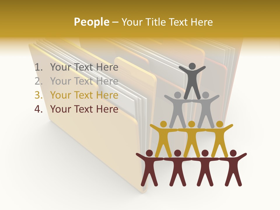 Organized Sorting Group PowerPoint Template