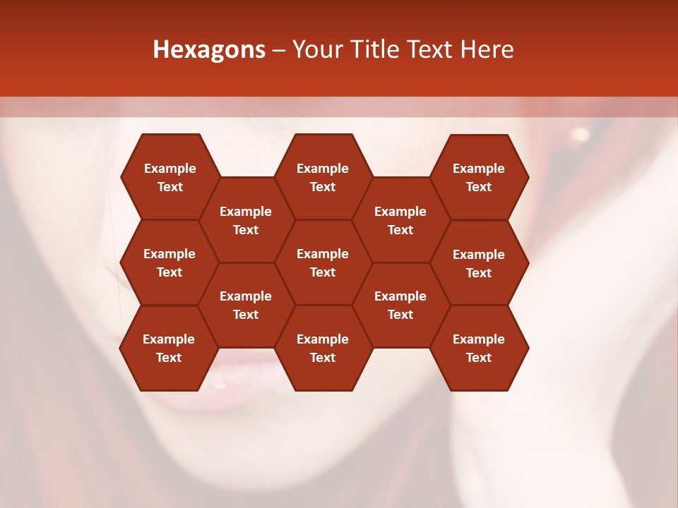 Head Portrait Fashion PowerPoint Template