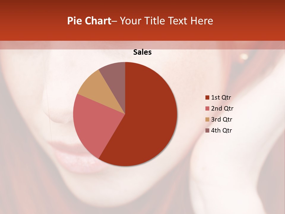 Head Portrait Fashion PowerPoint Template