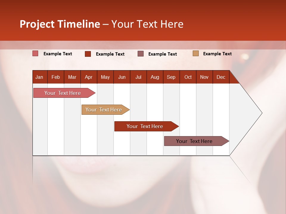 Head Portrait Fashion PowerPoint Template