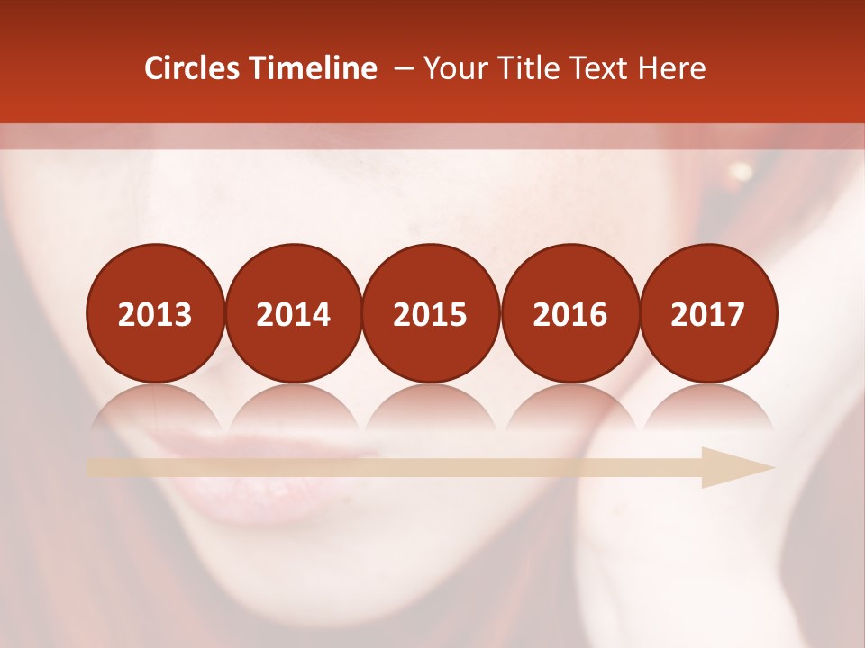 Head Portrait Fashion PowerPoint Template