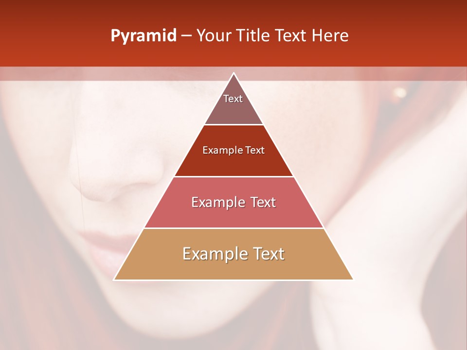 Head Portrait Fashion PowerPoint Template