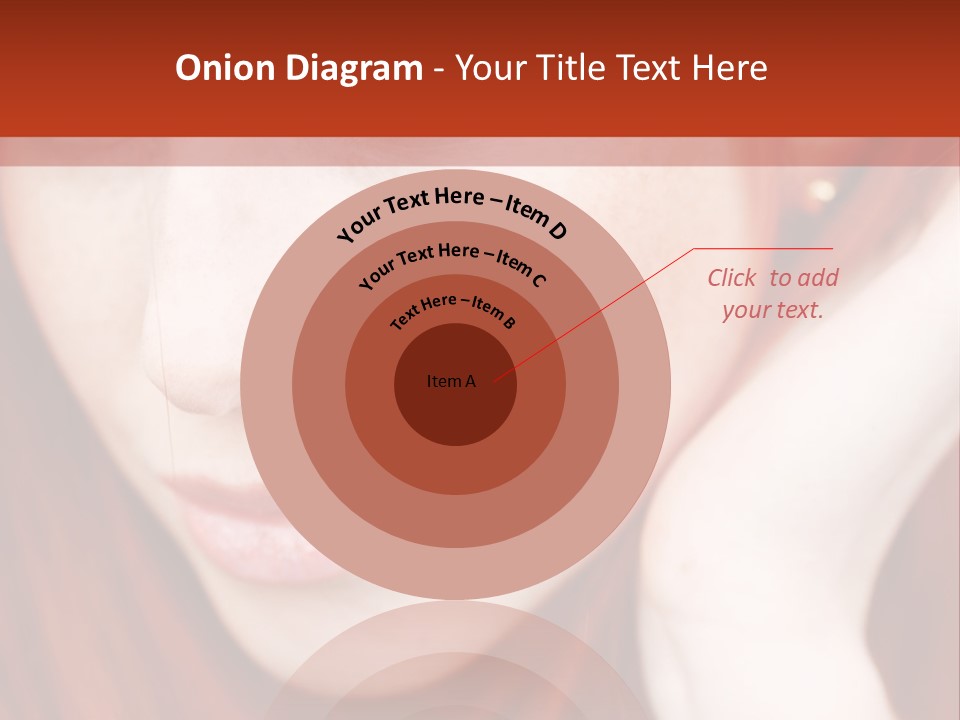 Head Portrait Fashion PowerPoint Template