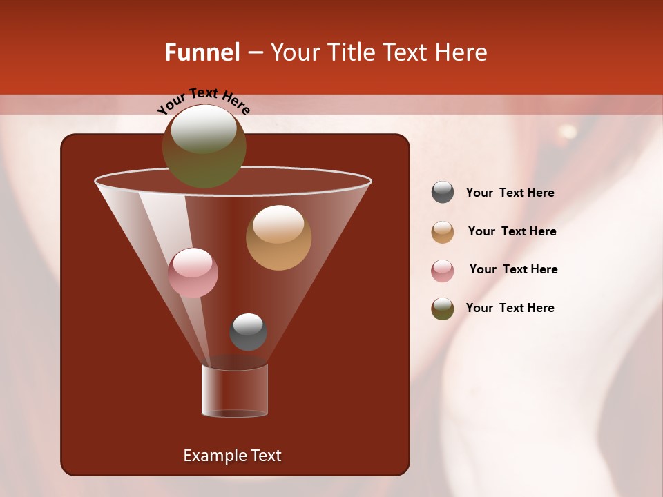 Head Portrait Fashion PowerPoint Template